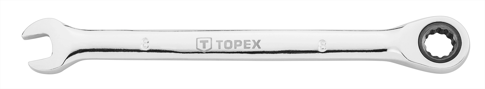Topex Small eye wrench with rattle