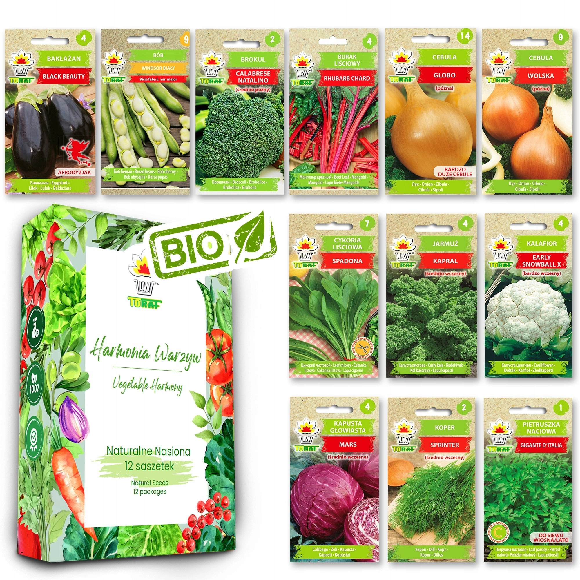 TORAF VEGETABLE HARMONY SEED SET -