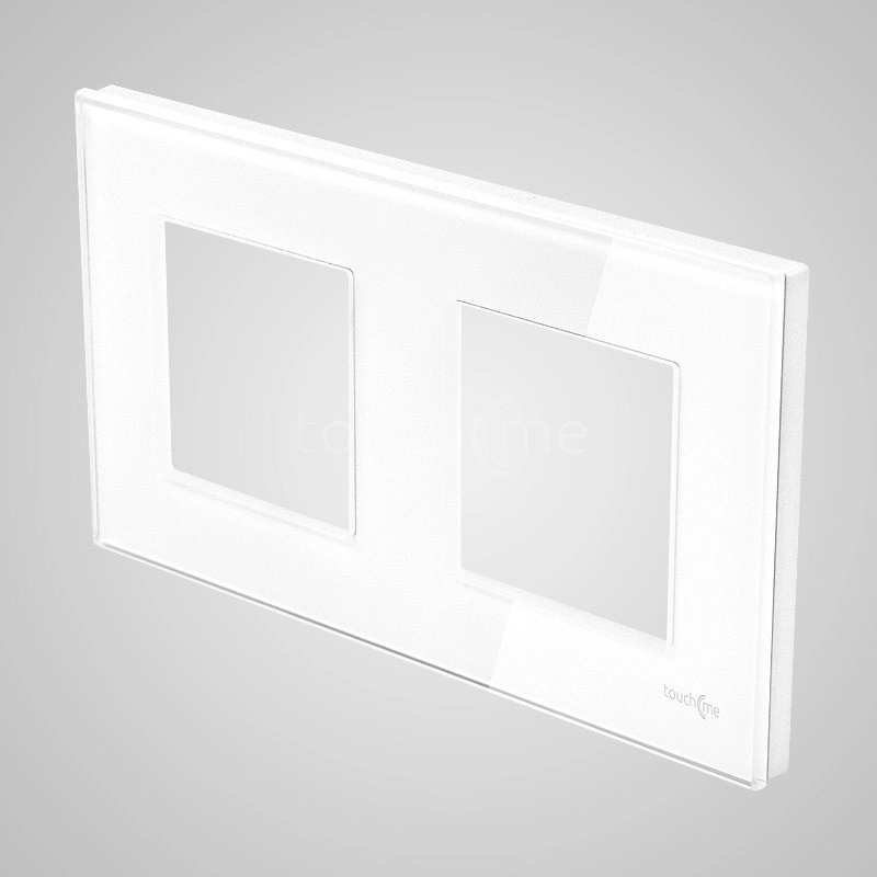Touchme Double glass frame white (TM716W)