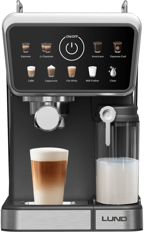 PRESSURE espresso machine with frother 1350W