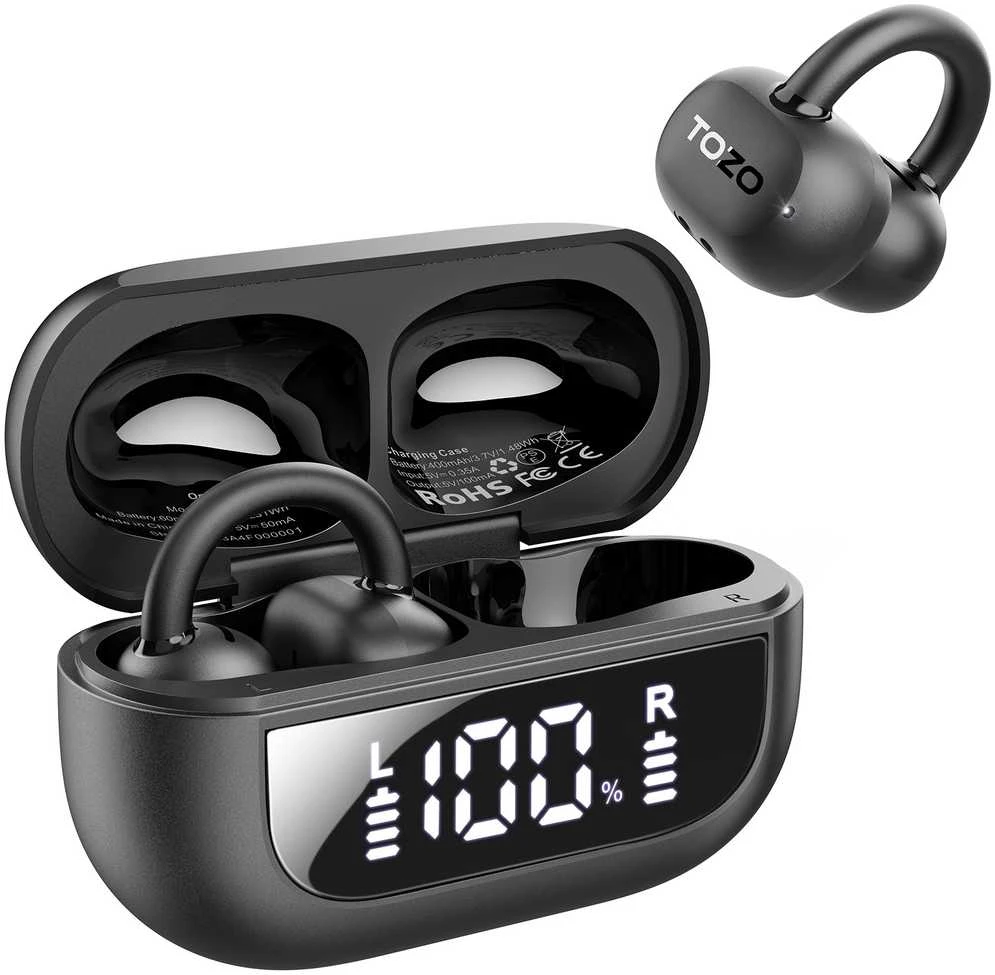 Headphones Tozo OpenRhyme T13064 Black Black