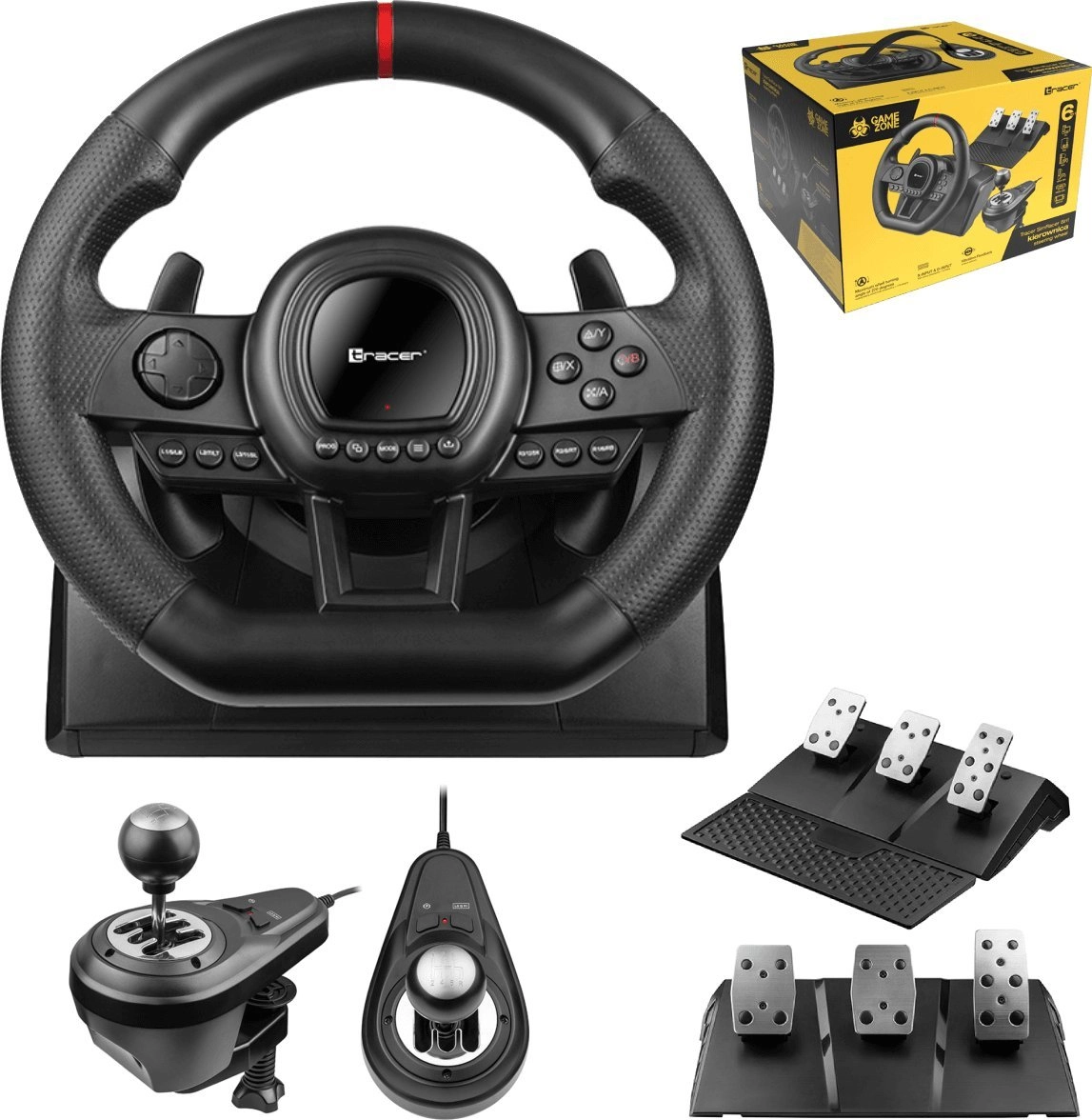 Žaidimų vairasTracer SimRacer 6 in1 /PC