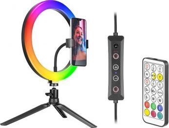 Lampa pierścieniowa Tracer RGB Ring 26cm