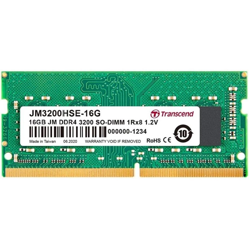 Transcend JetRam DDR4-3200 SO-DIMM 16GB 0760557848578