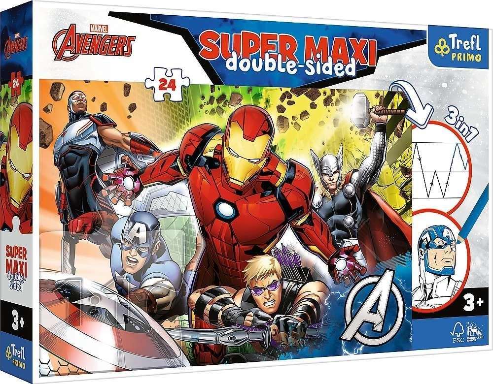 Trefl Double-sided puzzle 24 pieces Super