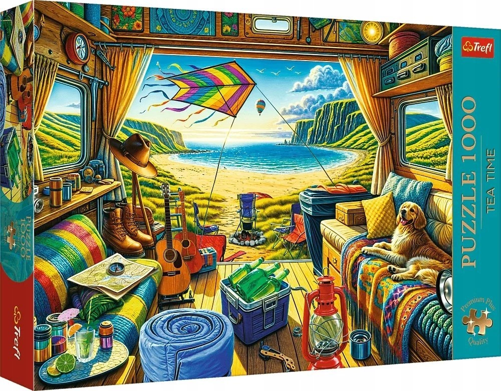 Trefl PUZZLE 1000 PremPlus TeaTime: Camper