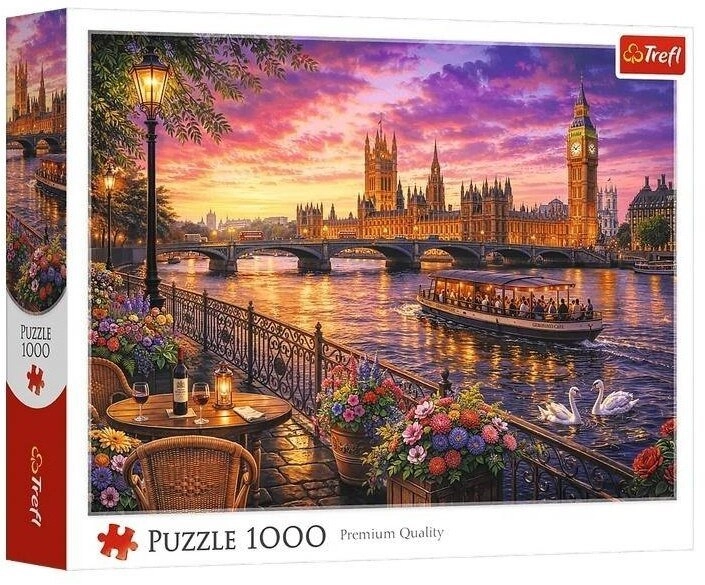 Trefl PUZZLE 1000 EL CUBES EVENING