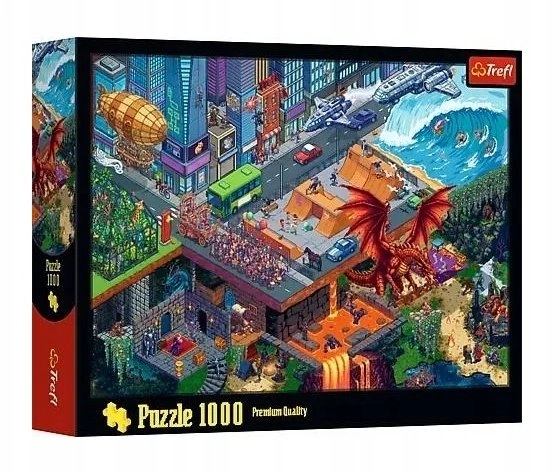 PUZZLE 1000 Miasto Pixel 10986 10986