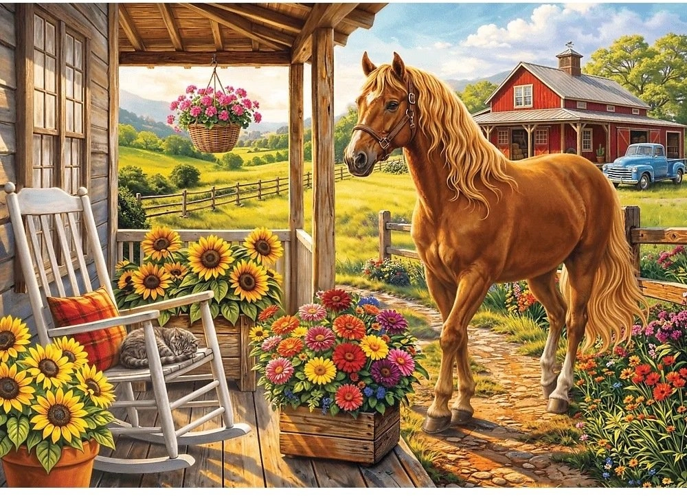 Trefl PUZZLE 1000EL TREFL PREMIUM HORSE