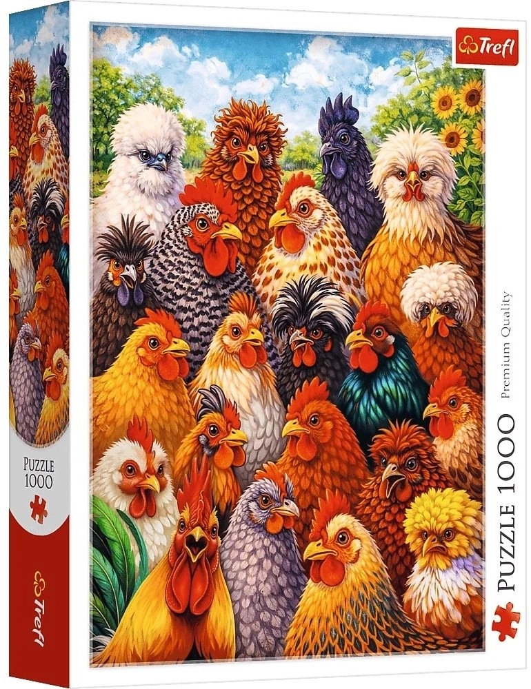Trefl PUZZLE 1000 EL CLUES HENS