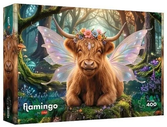 Puzzle 400 Flamingo - Forest guardian