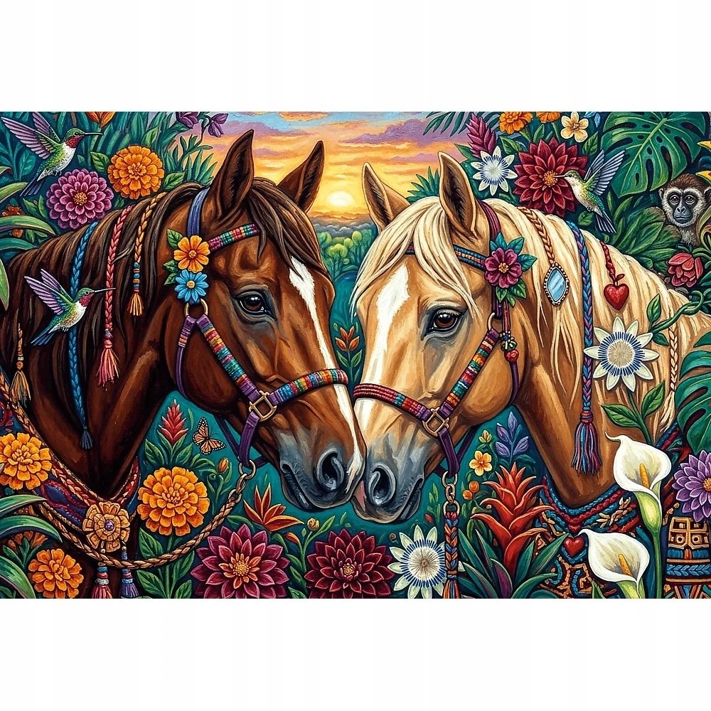 Trefl PUZZLE 400 EL CUBES FLORAL