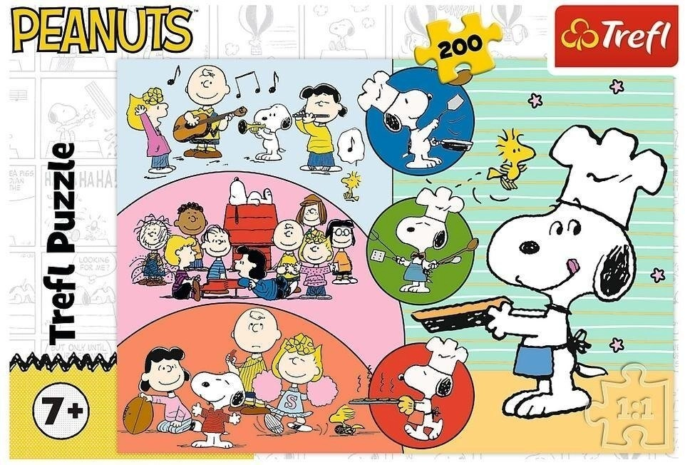 Trefl PUZZLE 200 EL CUBES SNOPPY