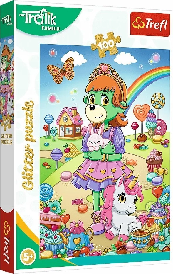 Trefl PUZZLE 100 Glitter Brocade Trefliki