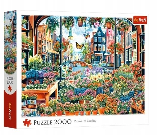 PUZZLE 2000 Kwiaciarnia w Amsterdamie 27128