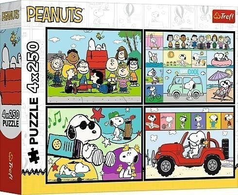 PUZZLE 4x250 Peanut Adventures 13370 15951311