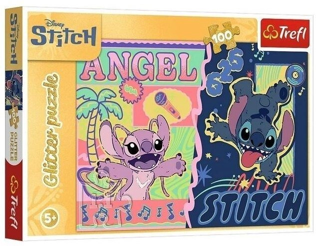 Trefl PUZZLE 100EL CUPLES GLITTER HAWAIIAN