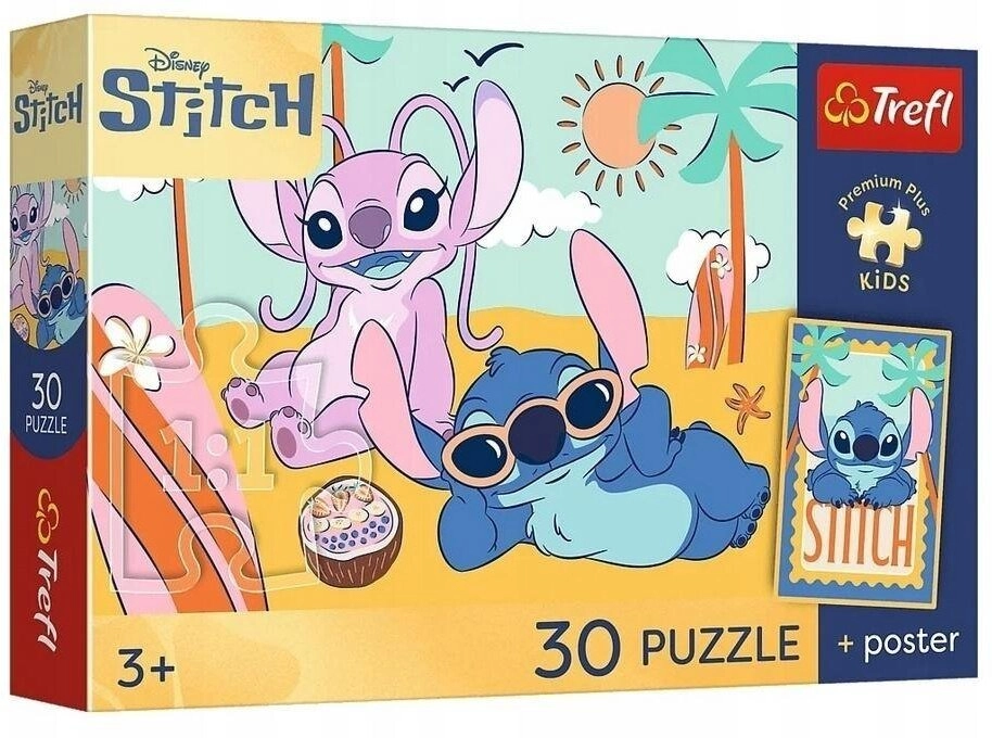 Puzzle 30 LiloStitch Stitch`s smile TREFL