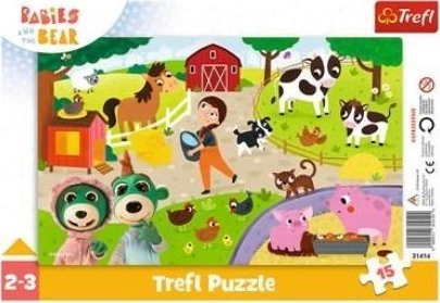 Trefl Puzzle 15el Urocze bobaski 31414