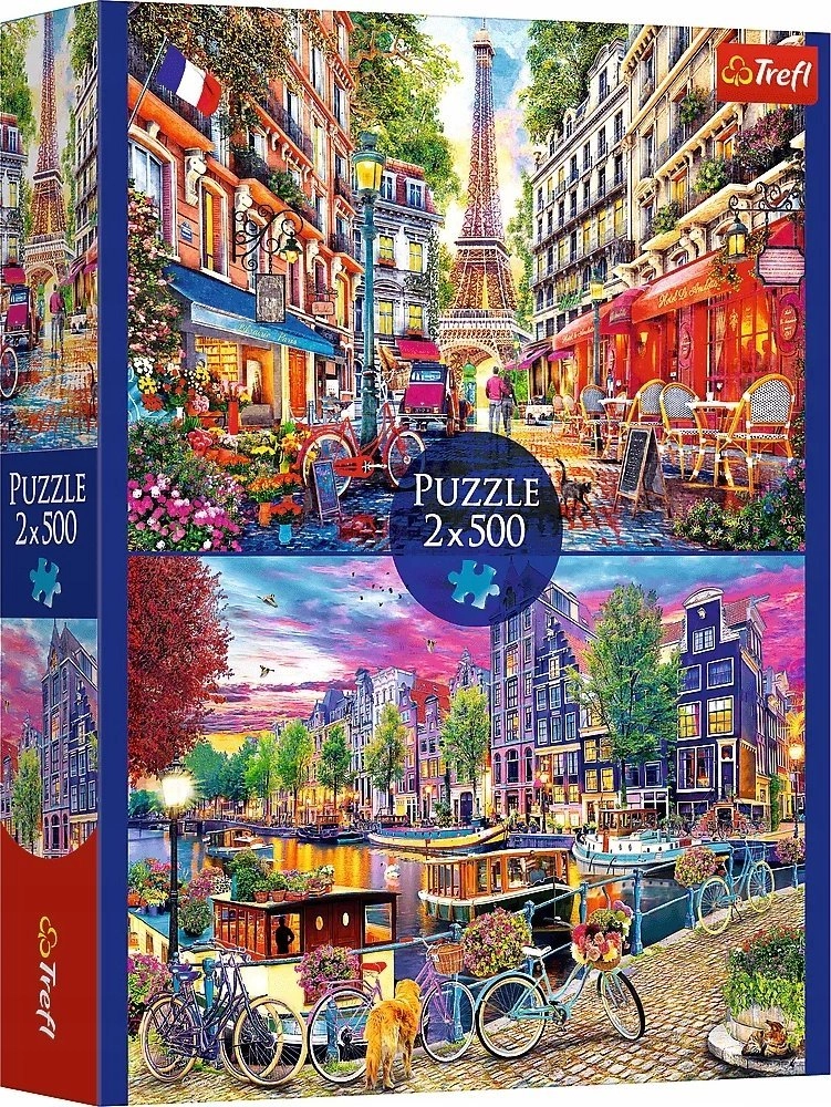 Trefl Puzzle European capitals 2x500 pieces