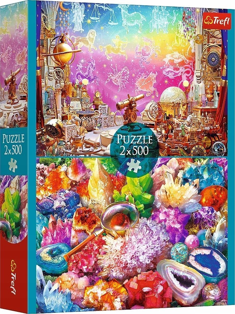 Trefl Puzzle Space and Crystals 2x500