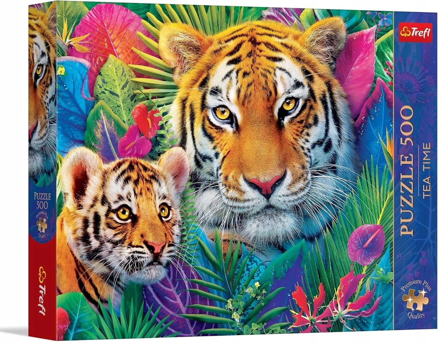 PUZZLE 500 PremPlus TeaTime Tigers in