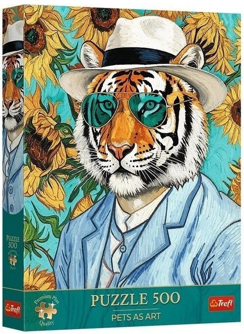 Trefl PUZZLE 500EL CLUES PREMIUM TIGER
