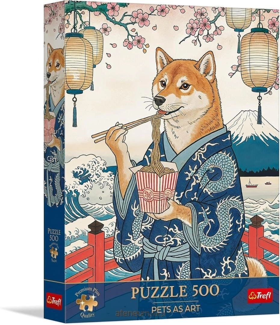 PUZZLE 500 PremPlus PetsAsArt Makaronowa ...37628