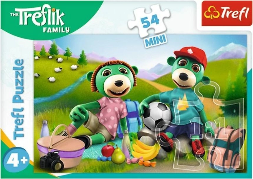 Trefl Puzzle 54 mini Wesoły świat