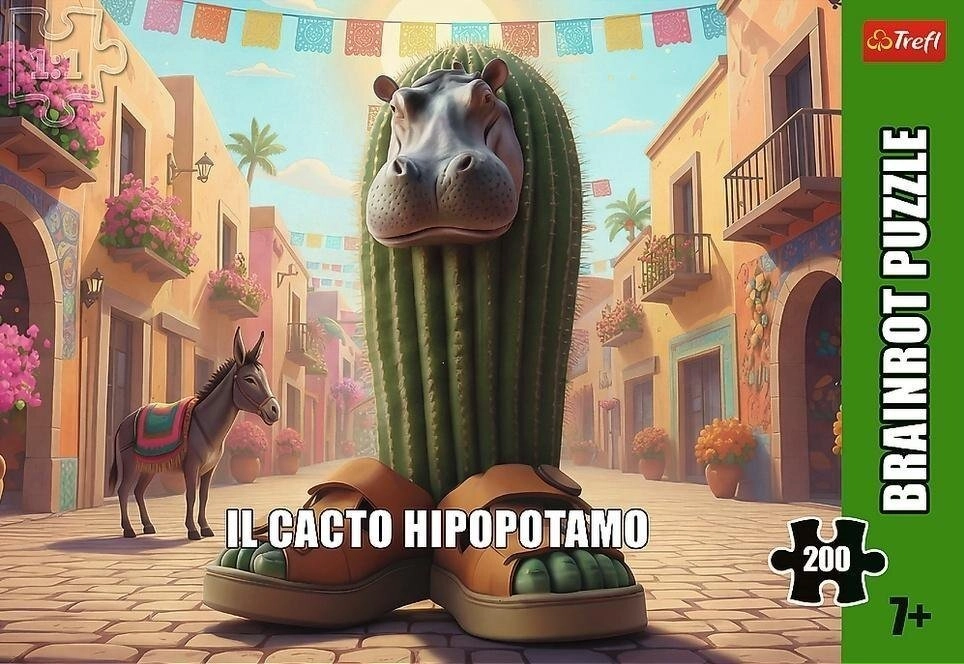 Puzzle 200 BrainRots The Cacto Hipopotamo