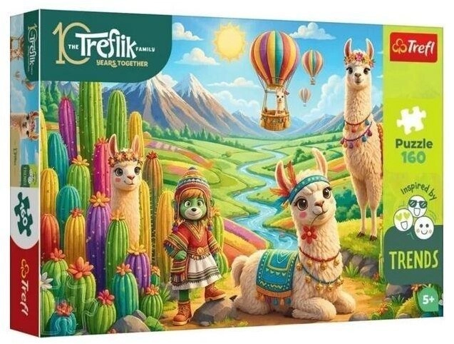 Puzzle 160 Trefliki - TREFL llamas