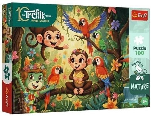 PUZZLE 100 InspiredByNature Monkeys and friends