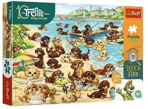Puzzle 100 Dachshunds and Trefliki TREFL