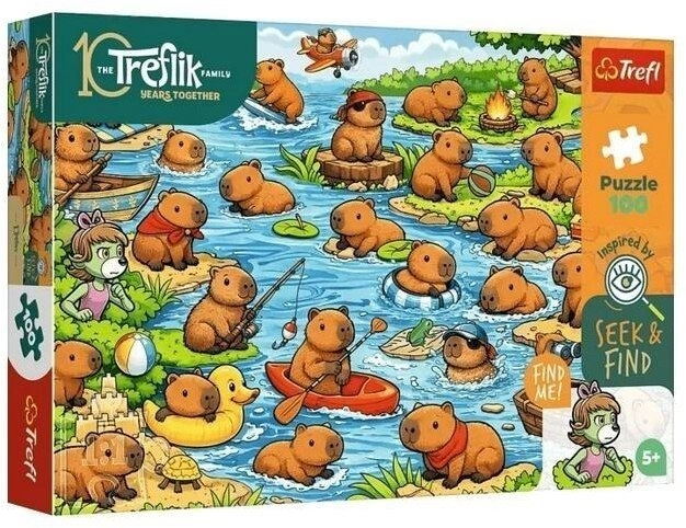 Puzzle 100 Trefliki - Capybaras TREFL