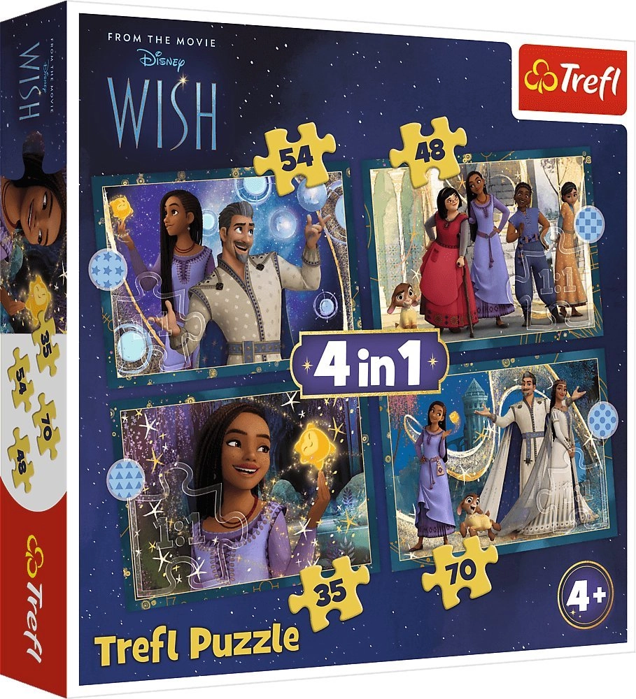 Trefl Puzzle 4in1 Wish Dreams come