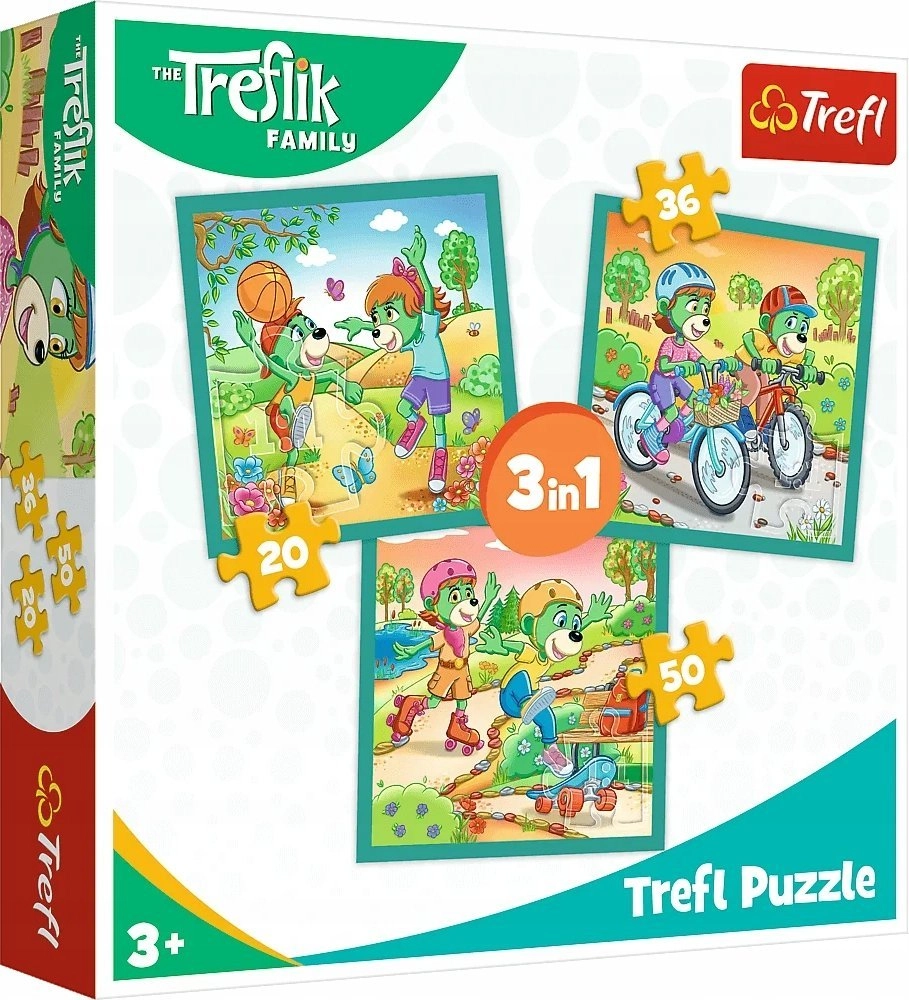 Trefl Puzzle 3in1 Get to know