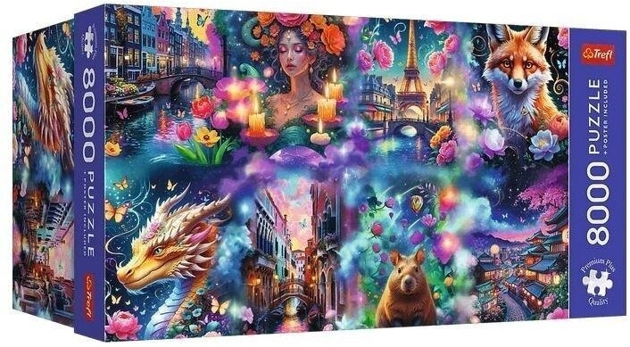 Puzzle 8000 Colorful World TREFL 5900511810806