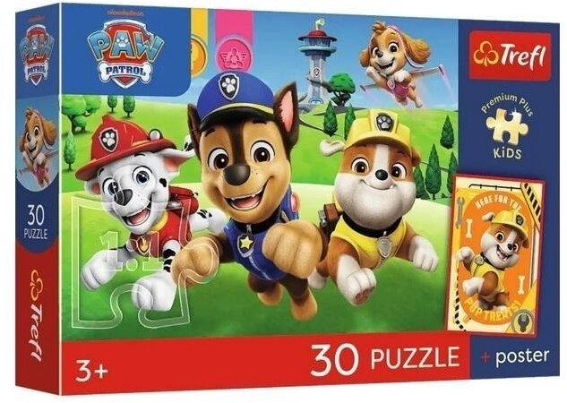 PUZZLE 30 PremPlus Kids Dogs on