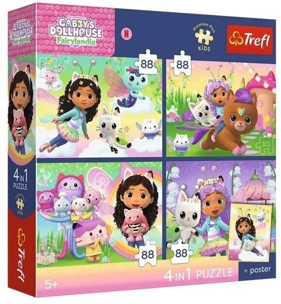 PUZZLE 4x88 PremPlud Kids Cat play