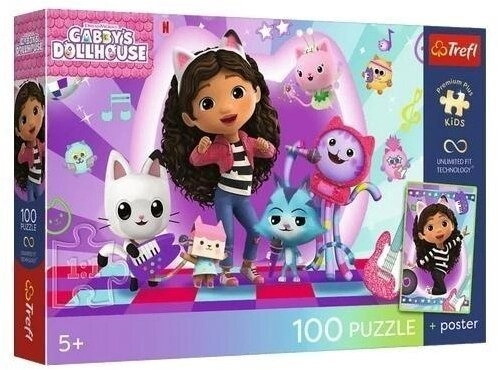 PUZZLE 100 PremPlus Kids Colorful cat