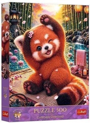 PUZZLE 500 PremPlus CutenOver.Czaruj.czerw