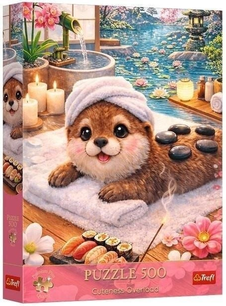 PUZZLE 500 PremPlus CutenOver.UroczaWydra 37643