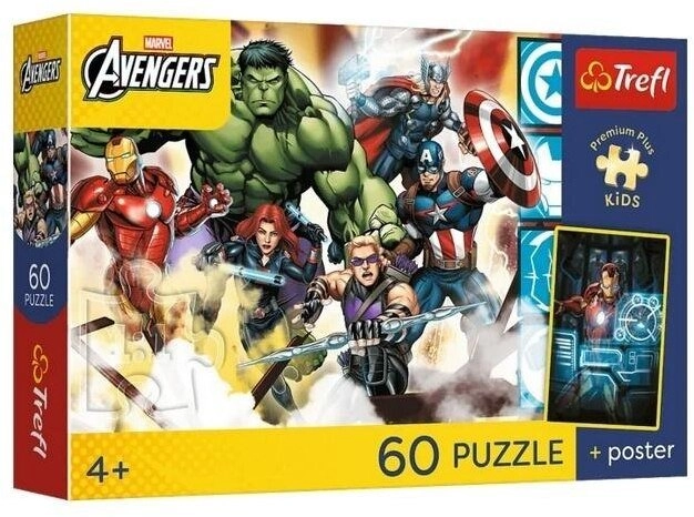 60 Avengers puzzle + TREFL poster
