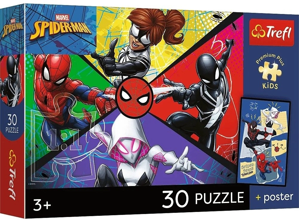 Puzzle 30 Spiderman + TREFL poster