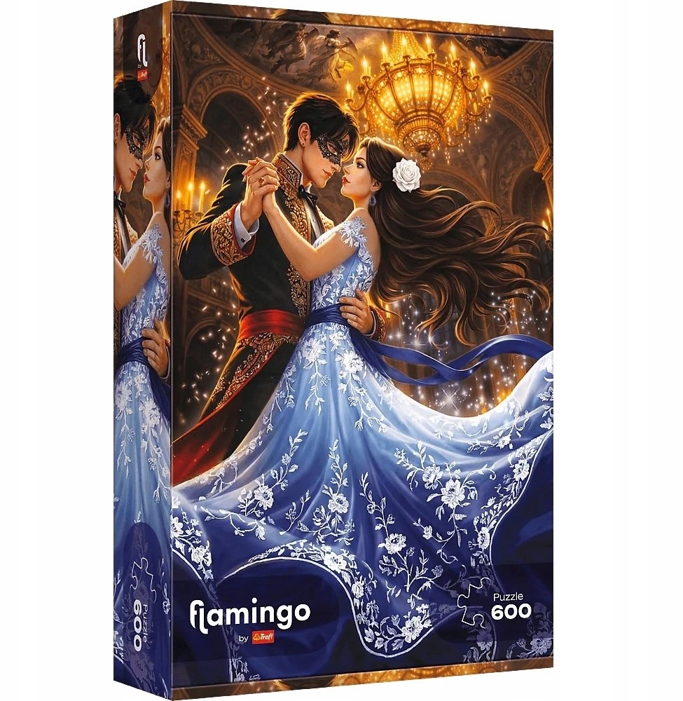 Puzzle 600 Flamingo - Romantasy TREFL