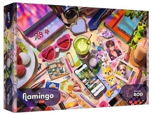 Puzzle 600 Flamingo - My little