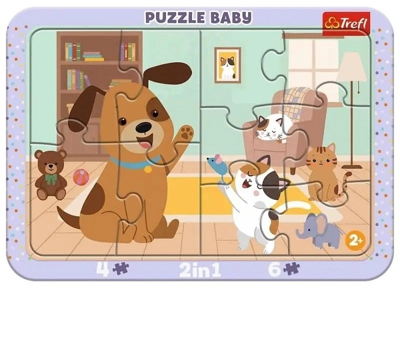 Trefl PUZZLE 10EL TREFL RAMKOWE BABY