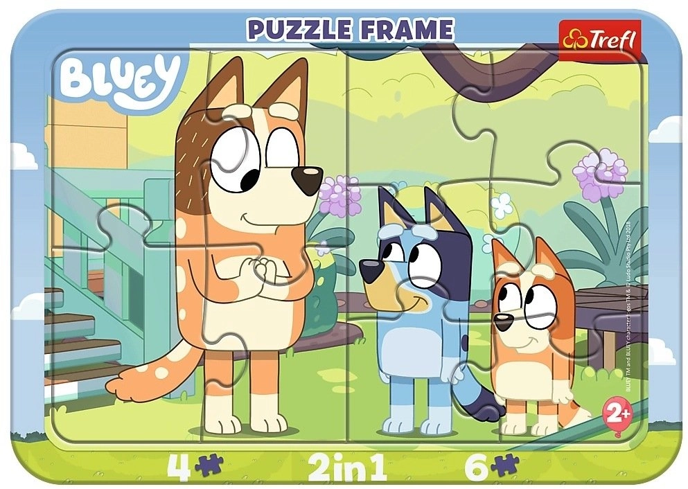 Trefl: Puzzle Baby - Ramkowe . Bluey