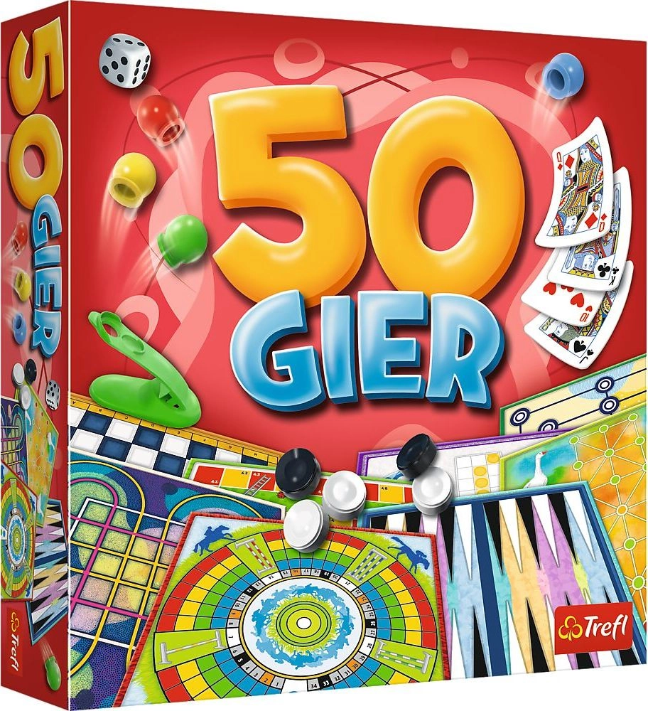 Trefl Board game 50 games 02116