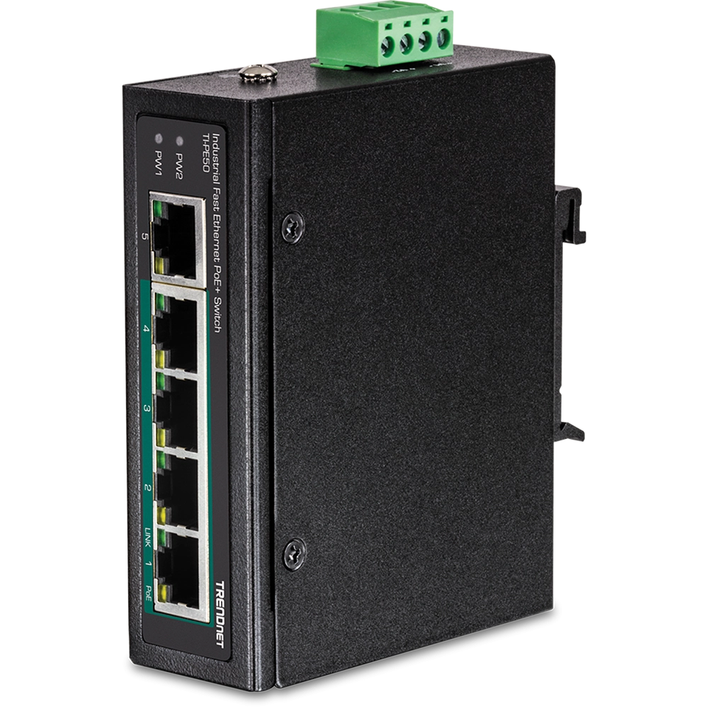 Trendnet TI-PE50 network switch Unmanaged Fast